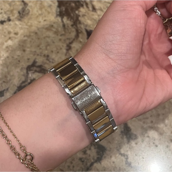 Michael Kors Parker Two-Tone Chronograph Watch - Picture 8 of 10